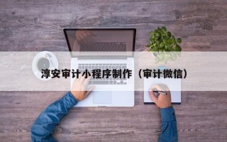 南城淳安审计小程序制作（审计微信）
